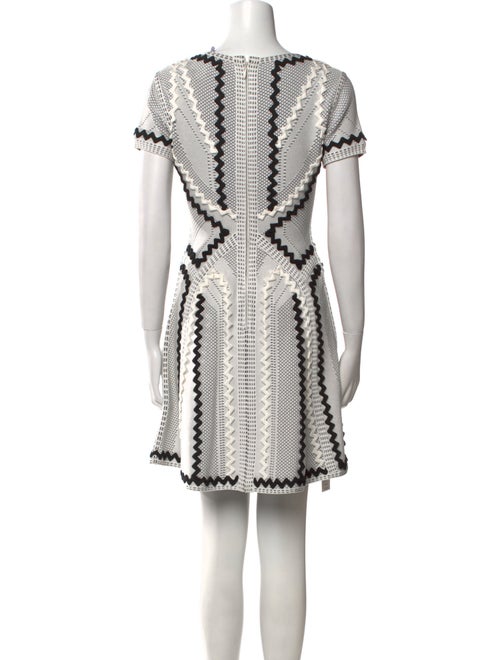 Herve Leger Printed Mini Dress