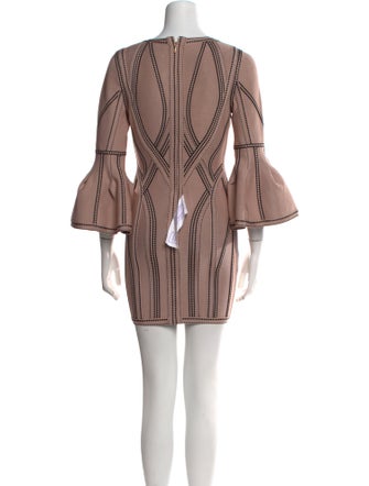 Herve Leger Printed Mini Dress