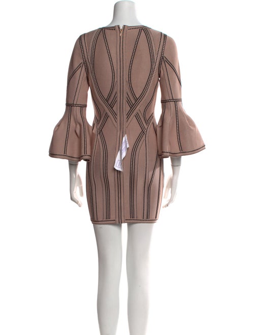 Herve Leger Printed Mini Dress