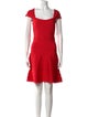 Herve Leger Square Neckline Mini Dress