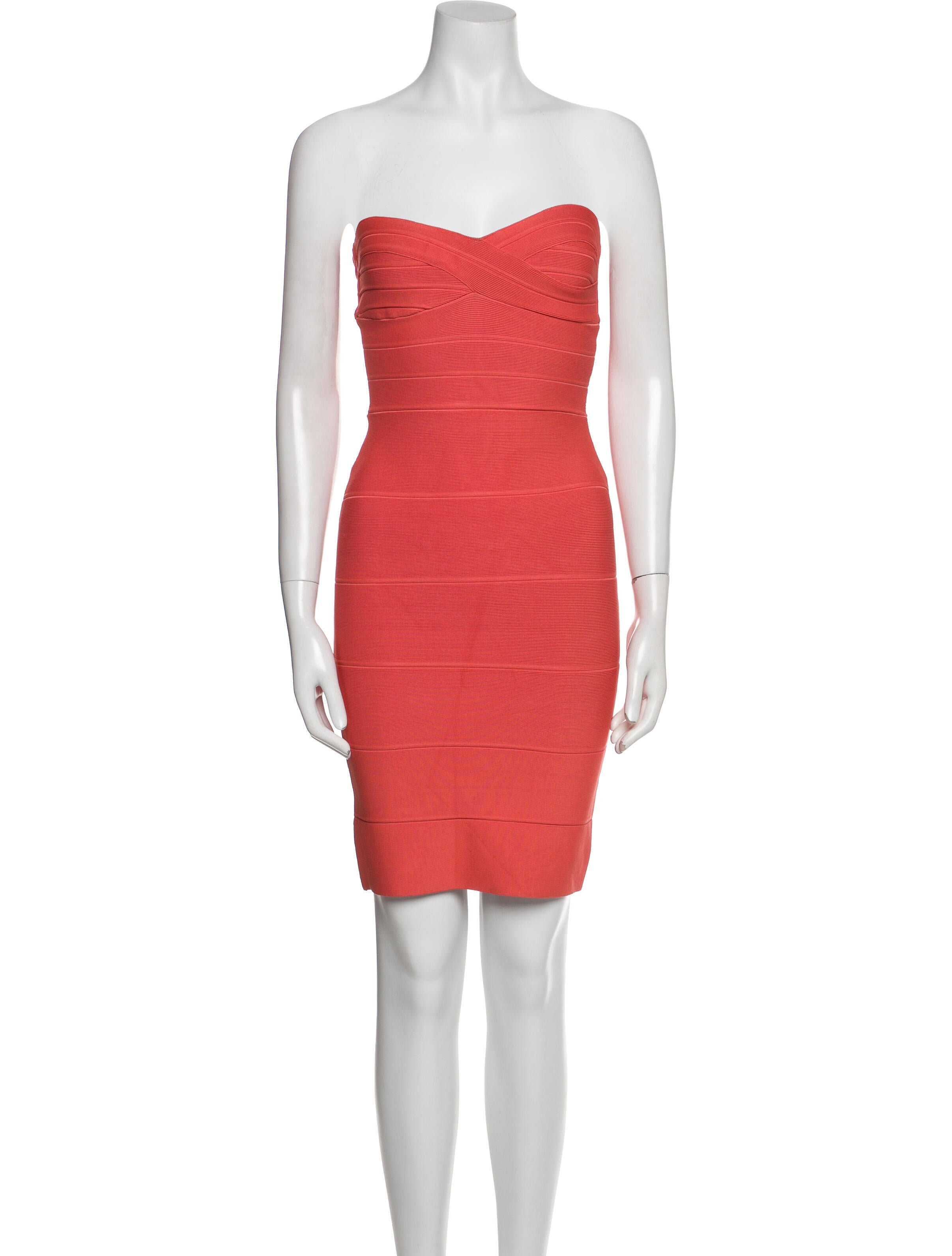 Herve Leger Strapless Mini Dress