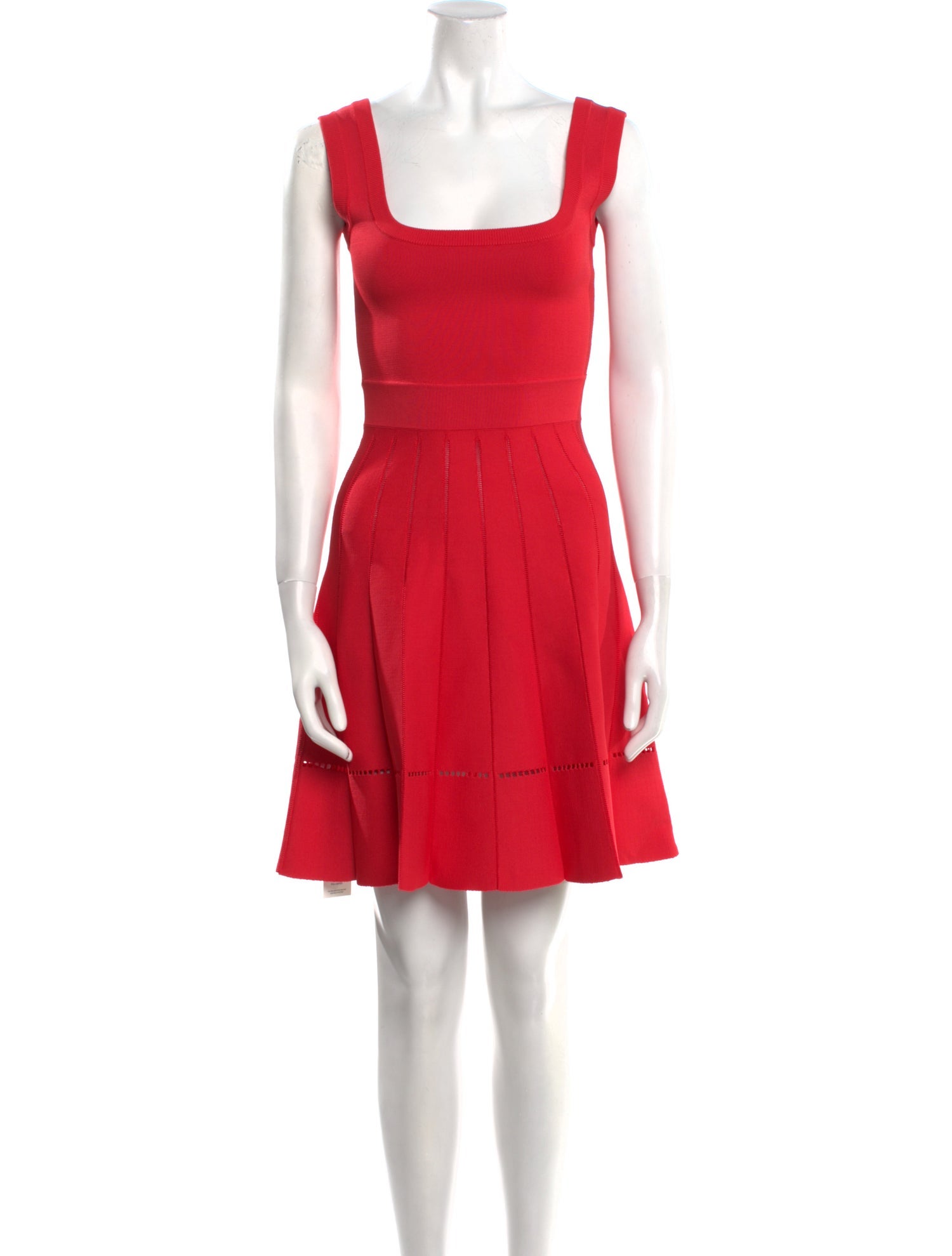 Herve Leger Square Neckline Mini Dress