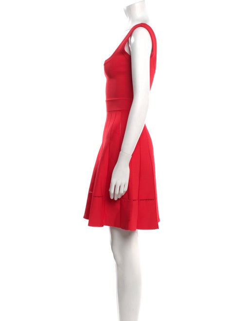 Herve Leger Square Neckline Mini Dress