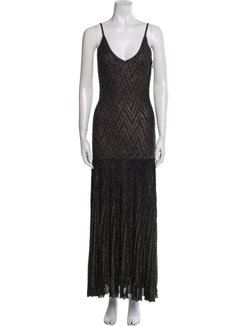 Herve Leger Printed Long Dress