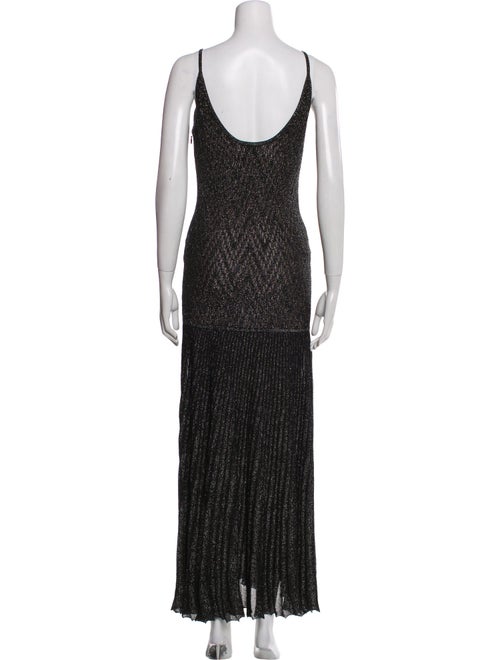 Herve Leger Printed Long Dress