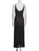 Herve Leger Printed Long Dress