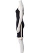 Herve Leger Scoop Neck Mini Dress