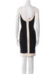 Herve Leger Scoop Neck Mini Dress