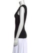 Herve Leger V-Neck Sleeveless Top