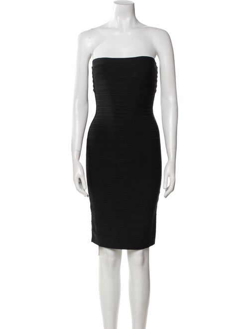 Herve Leger Strapless Mini Dress
