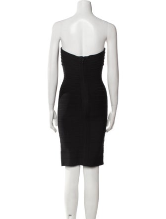Herve Leger Strapless Mini Dress