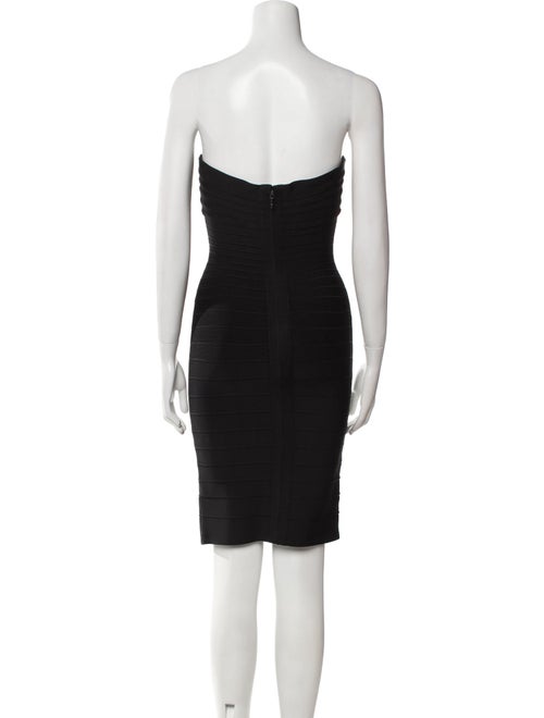 Herve Leger Strapless Mini Dress