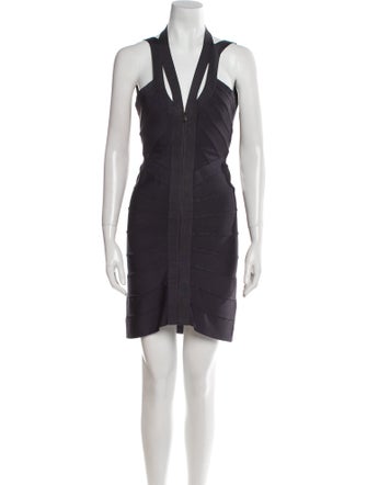 Herve Leger Halterneck Mini Dress