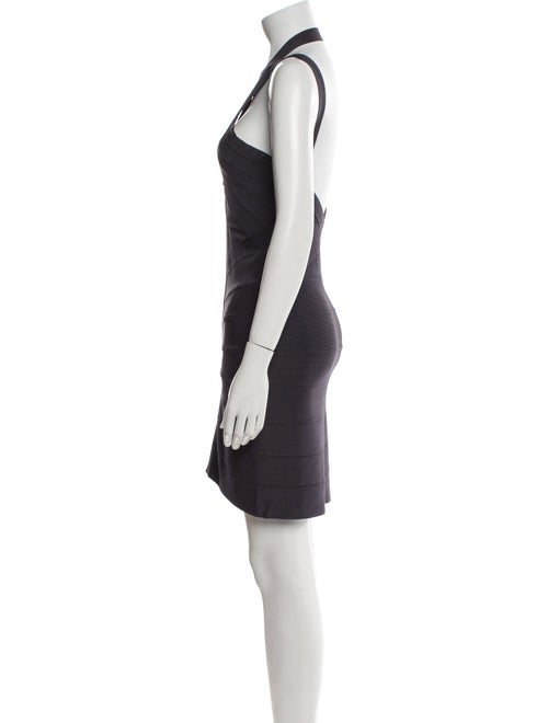 Herve Leger Halterneck Mini Dress