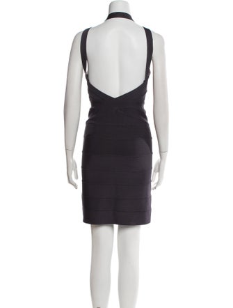 Herve Leger Halterneck Mini Dress
