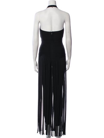 Herve Leger Halterneck Jumpsuit
