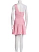 Herve Leger One-Shoulder Mini Dress