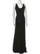 Herve Leger Scoop Neck Long Dress