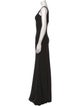 Herve Leger Scoop Neck Long Dress