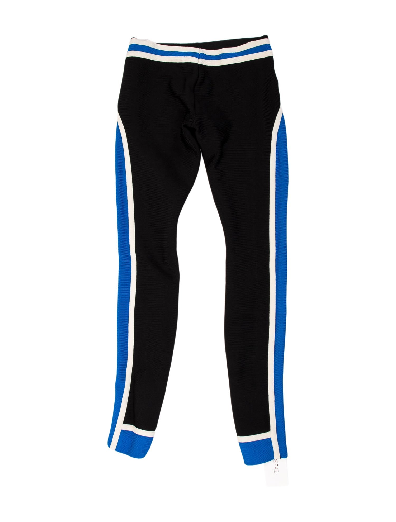 Herve Leger Colorblock Pattern Skinny Leg Pants