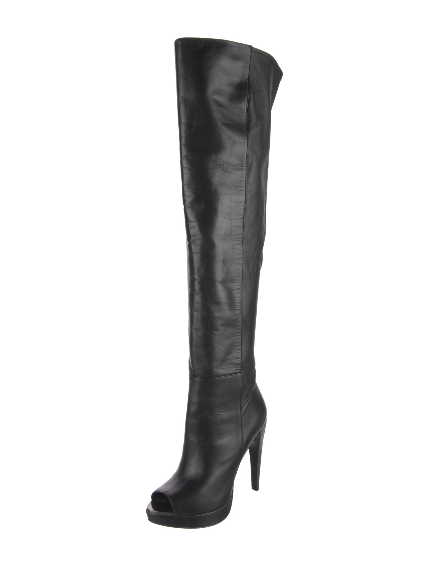 Herve Leger Leather Boots