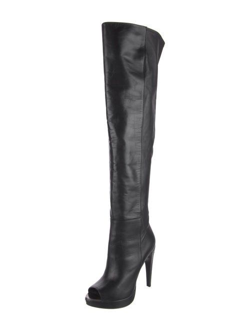Herve Leger Leather Boots