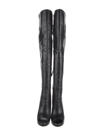 Herve Leger Leather Boots