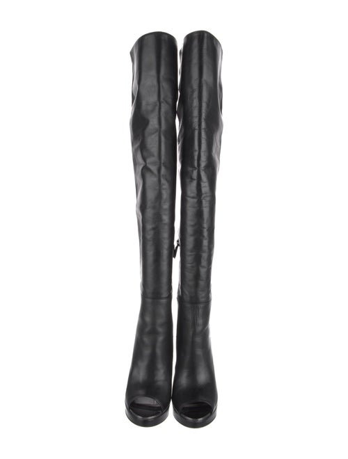 Herve Leger Leather Boots