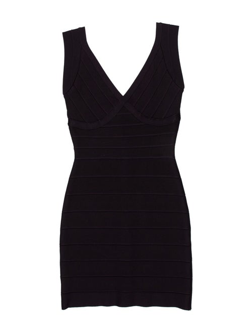 Herve Leger Strapless Mini Dress