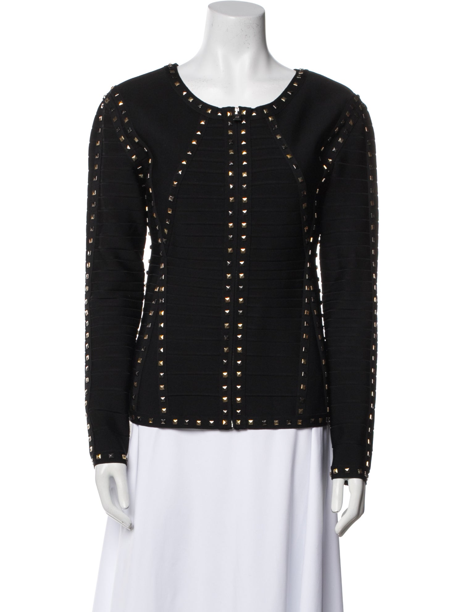 Herve Leger Printed Evening Jacket