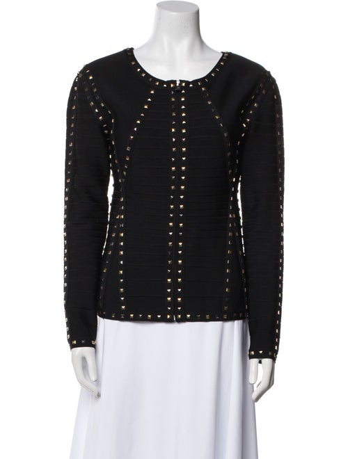Herve Leger Printed Evening Jacket