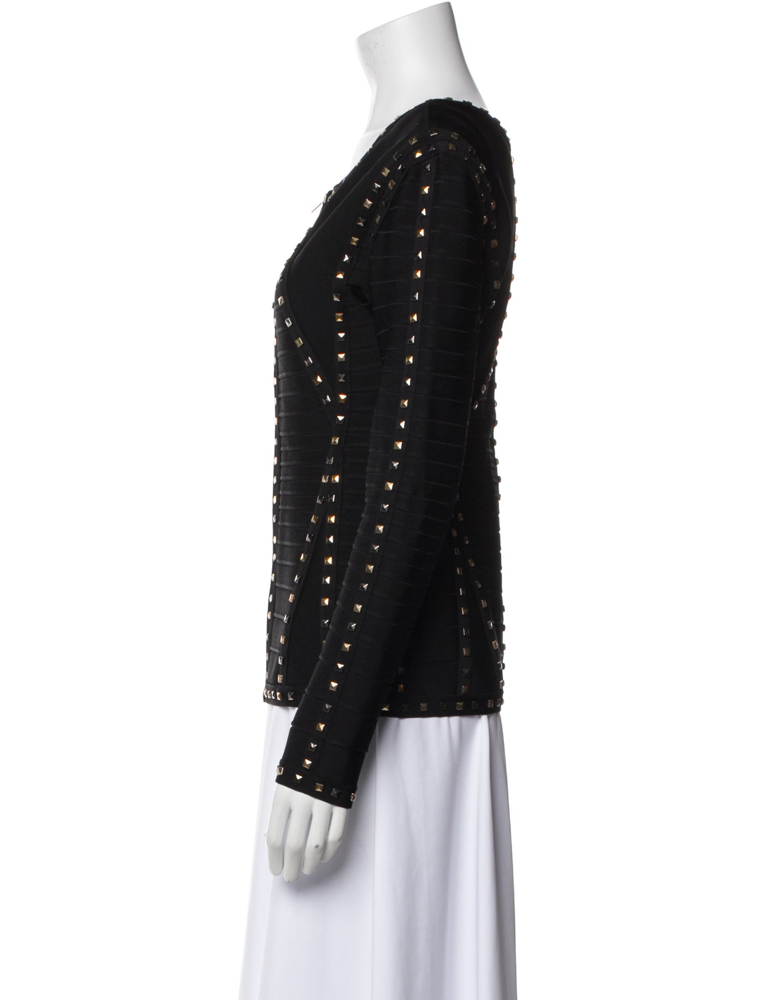 Herve Leger Printed Evening Jacket