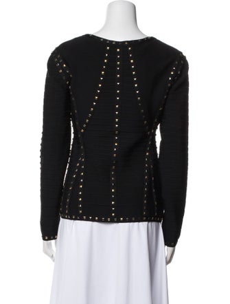 Herve Leger Printed Evening Jacket