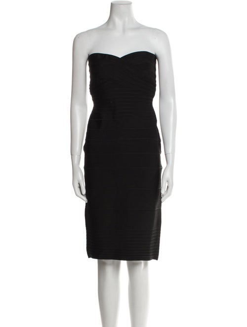 Herve Leger Strapless Mini Dress