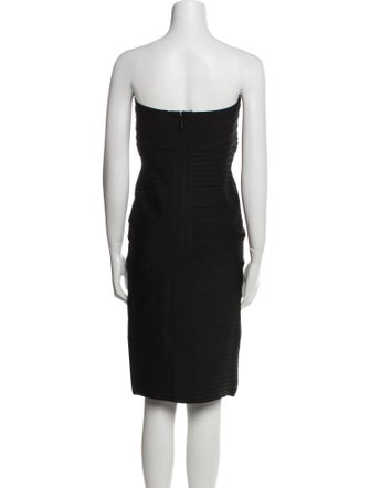 Herve Leger Strapless Mini Dress