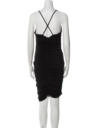 Herve Leger Square Neckline Mini Dress