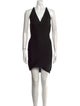 Herve Leger V-Neck Mini Dress