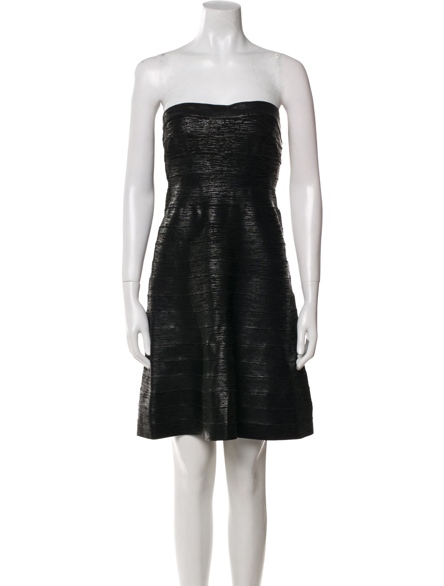 Herve Leger Strapless Mini Dress