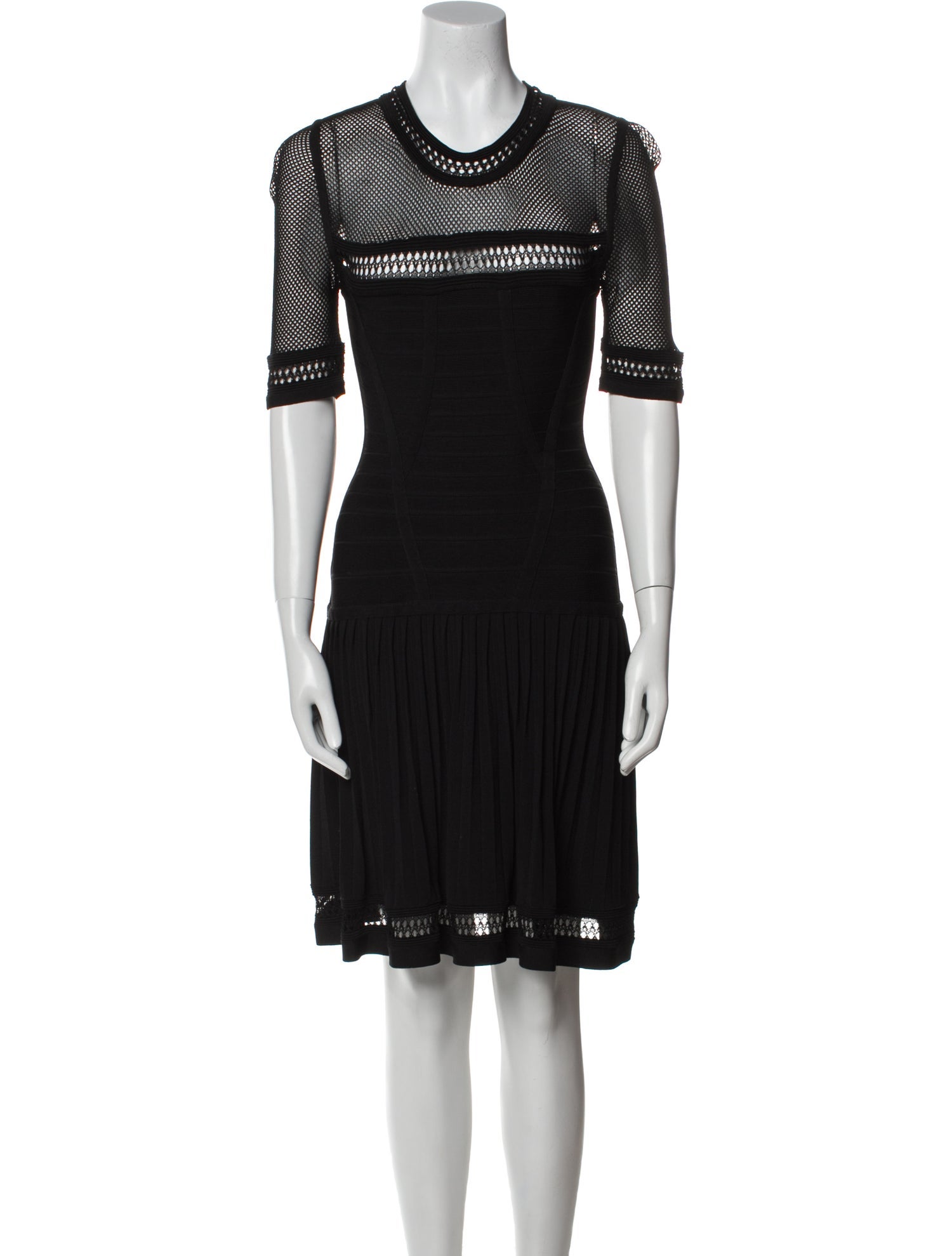 Herve Leger Halynn Knee-Length Dress
