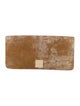 Herve Leger Suede Clutch