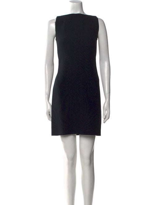 Herve Leger Bateau Neckline Mini Dress