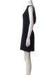 Herve Leger Bateau Neckline Mini Dress