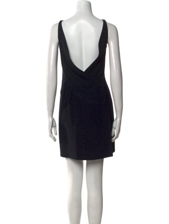 Herve Leger Bateau Neckline Mini Dress