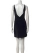 Herve Leger Bateau Neckline Mini Dress