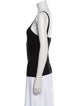 Herve Leger V-Neck Sleeveless Top