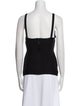 Herve Leger V-Neck Sleeveless Top