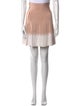 Herve Leger Colorblock Pattern Knee-Length Skirt