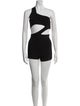 Herve Leger One-Shoulder Romper