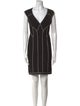 Herve Leger Striped Mini Dress