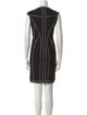 Herve Leger Striped Mini Dress